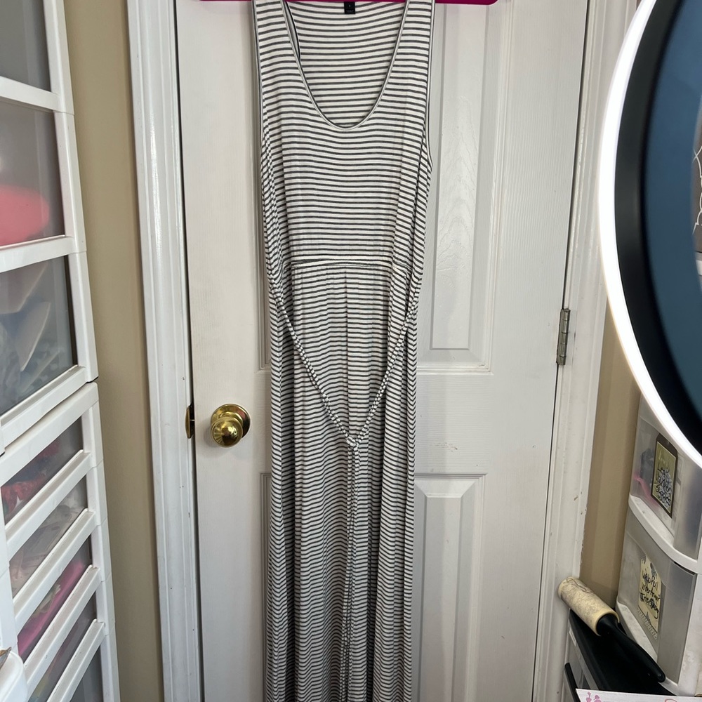 J. Crew Maxi Stripe Dress Sz Small